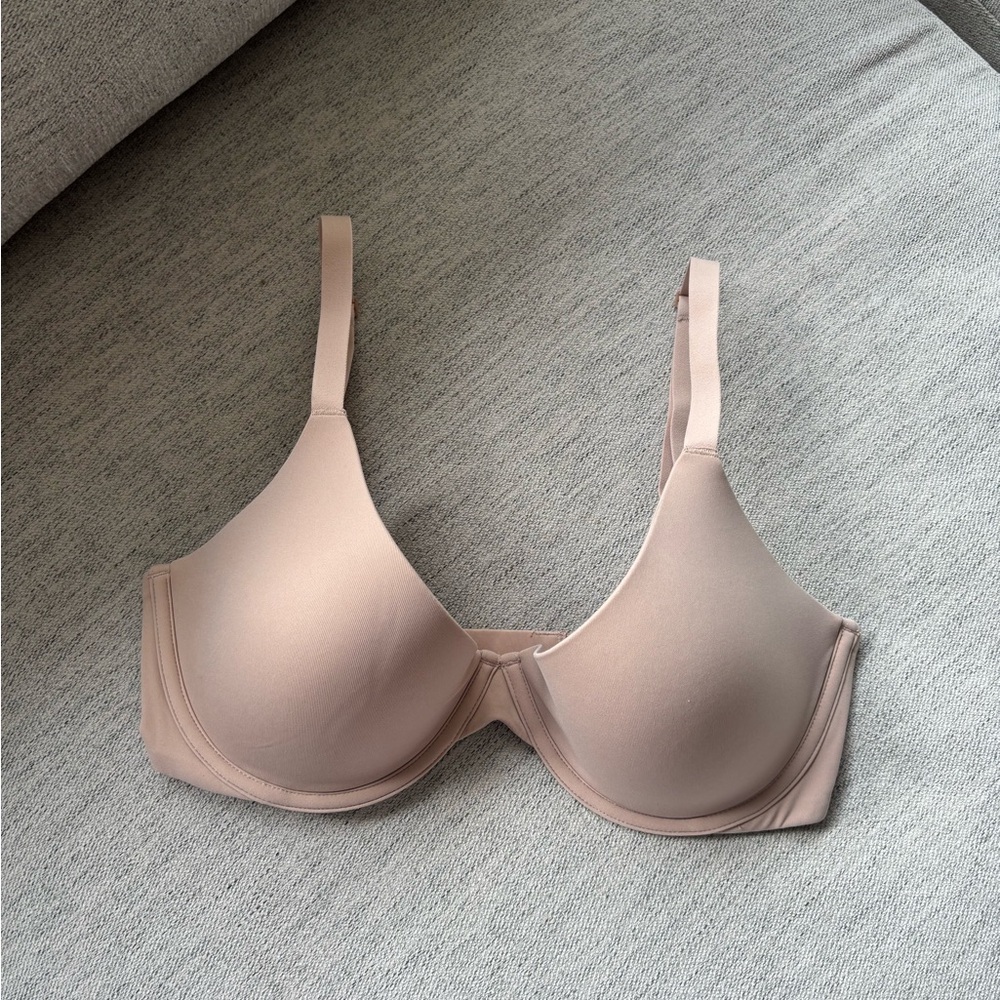 SKIMS Plunge Bra (mica)